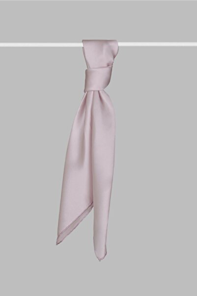 ARMANDA Kadın Pudra Saten İpek Eşarp