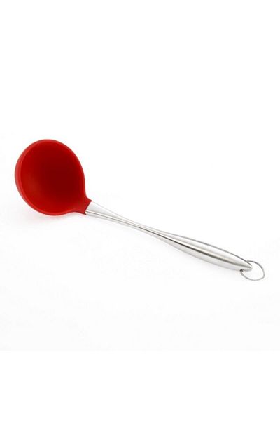 Ün-Ev Silicone Scoop Stainless Metal Handle