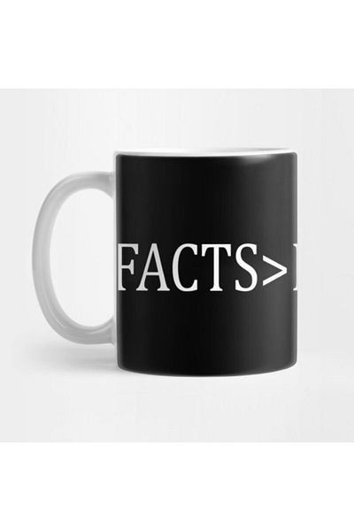 TatFast الحقائق المثالية&gt;إحساس&quot;العوامل لا تهتم بمشاعرك&quot; كوب تي شيرت هدية مضحكة