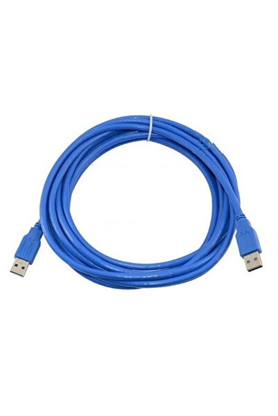 Alfais 4955 Usb 3.0 Erkek Erkek Ara Bağlantı Kablosu Uzatma Ekleme 30 Cm