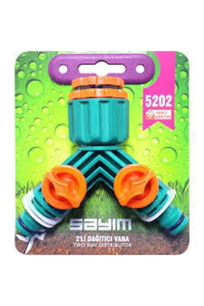 Sayım 2-piece Jack Distributor - Garden Hose (1/2" 3/4" -1")