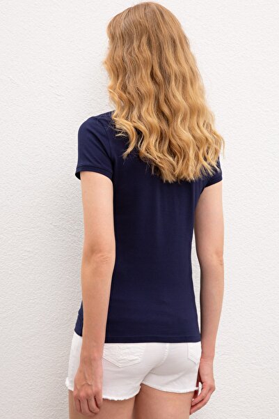 U.S. Polo Assn. Lacivert Kadın T-Shirt