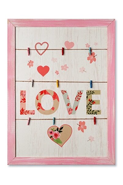 Limbo Home Mandallı Pano Notluk 50 x 35 cm