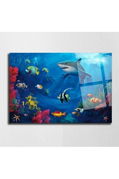 trenddecors 4mm 90x60 Temperli Uv Baskılı Cam Tablo