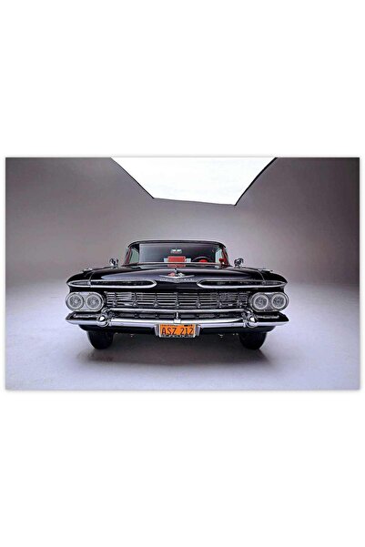 Cakatablo Ξύλινη Φιγούρα Chevrolet Impala Convertible Κλασικό Αυτοκίνητο Οπτι...