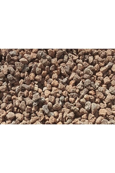 Asenya Pomza Taşı 2 Kg 10-15 Mm Kırmızı Pomza Lav Taşı Teraryum Taşı Akvaryum...