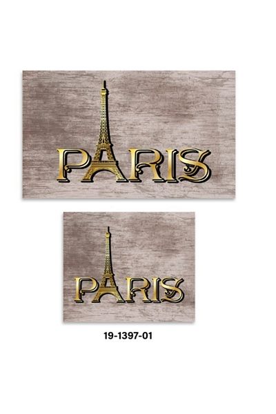 Bayev Soley Paris Djt. Σετ Μαξιλαριών Μπάνιου 2 τεμαχίων Σετ Τουαλέτας 1397 01