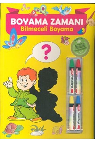 Parıltı Yayıncılık Boyama Zamanı: Bilmeceli Boyama