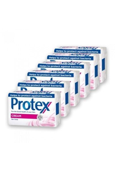 Protex كريم صابون 90 جرام - عبوة من 6 قطع