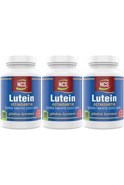 NCS ® Lutein 15 Mg Astaksantin 12 Mg 3 Kutu 540 Tablet