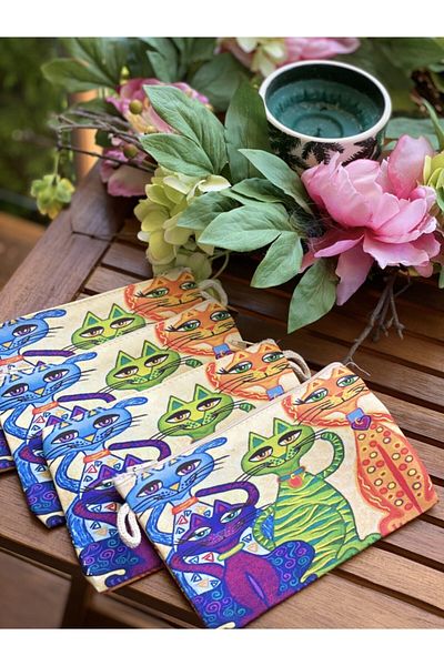 Entrendi Cansus Colorful Cats Bag Wallet