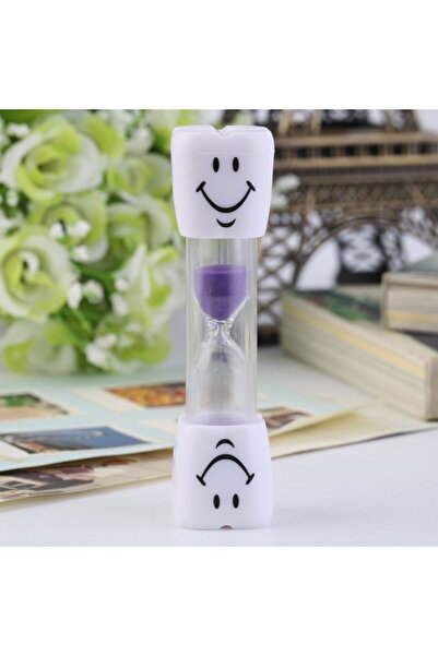 Genel Markalar Kum Saati Gülen Yüz Neşeli Dişler 9 cm Boyunda 1 Dakikalık Kum...