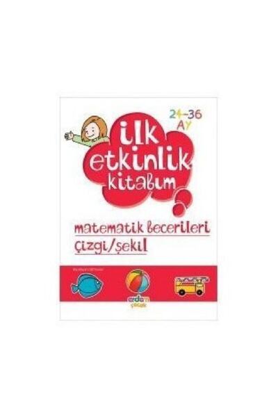Erdem Yayınları كتاب نشاطي الأول للمهارات الرياضية على شكل خط (24-36 شهرًا)