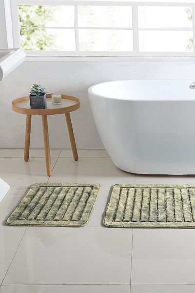 Alanur Home Σφουγγαρίστρα Mikonos Cotton 2 Pack Antique Green