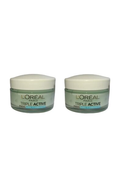 L'Oreal Paris قطعتان من كريم جل مرطب ثلاثي التأثير