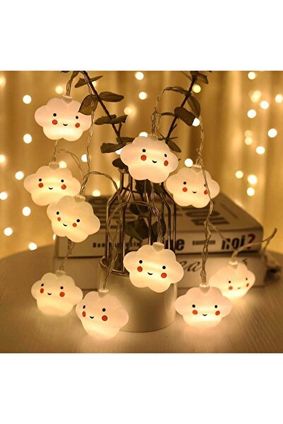 MOBGİFT Dekoratif Beyaz Bulut Şerit Led