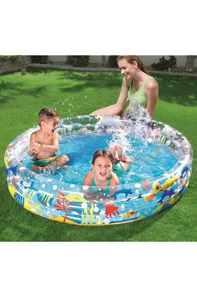BESTWAY 51004 Patterned Beach and Pool Environment - 3 Rings, 152 * 30 Cm