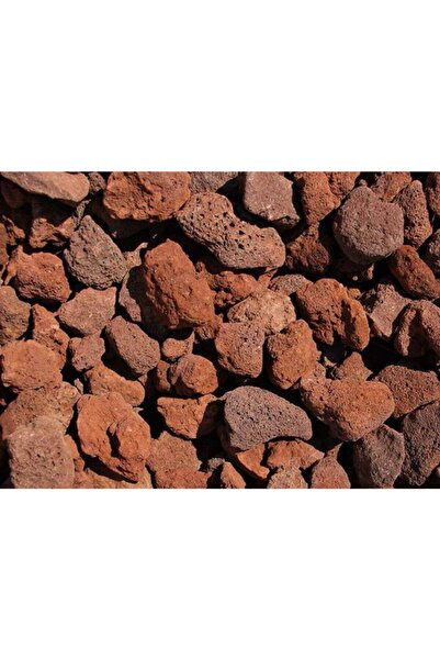 Asenya Pomza Taşı 5 Kg 10 Lt 10-15 Mm Kırmızı Pomza Lav Taşı Teraryum Taşı Akvaryum Taşı Volkanik Tüf