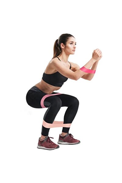 Clifton Bandă de rezistență pentru squats din latex, pentru Pilates și aerobi...