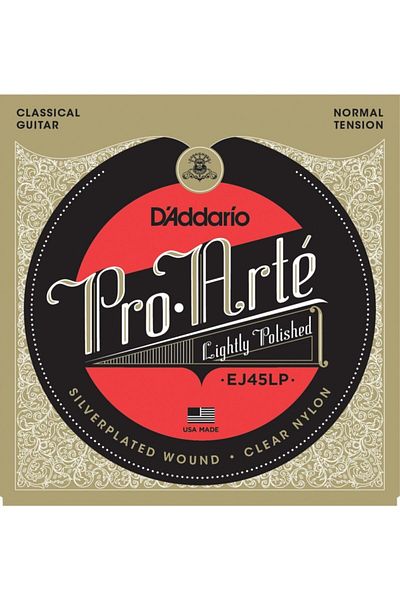 Daddario Ej45lp Classic Wire Set Normal Tension Polished Silver
