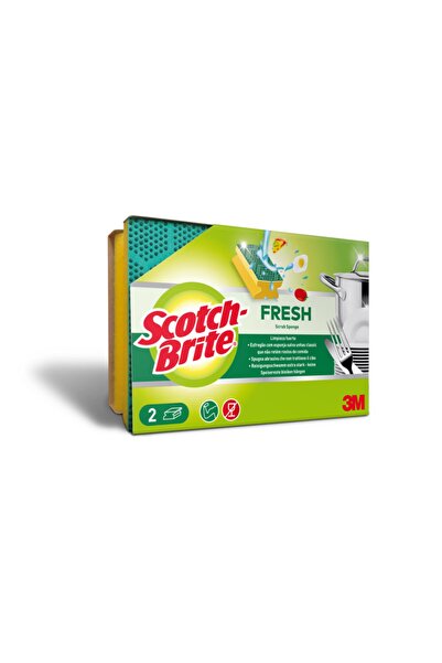 Scotch Brite Scotch Brite Fresh Tırnak Koruyuculu Sünger 2'li