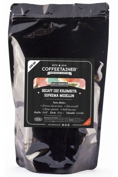 Kafeinsiz Kolombiya Supremo Medellin Filtre Kahve (%100 Arabica) 250 Gr
