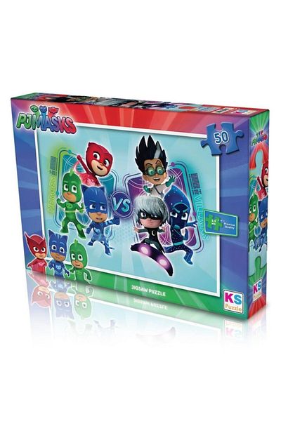 Ks Games Puzzle 50 Piece Pjmasks Children's Puzzle