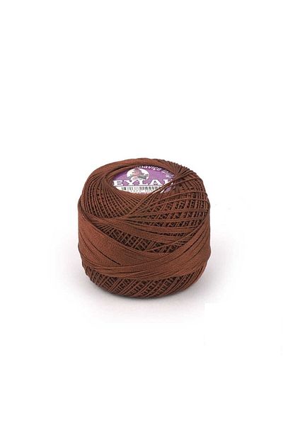 Fırfır Tuhafiye Brown Artificial Silk Etamine and Canvas Thread 6 Layers 25gr Color:0022
