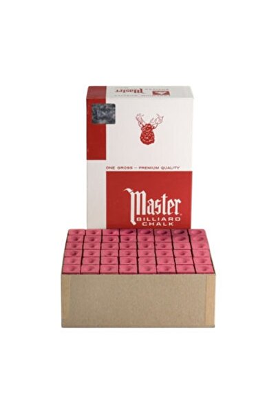 Buffalo Master Chalk Kırmızı Bilardo Iskata Tebeşiri 12 Adet