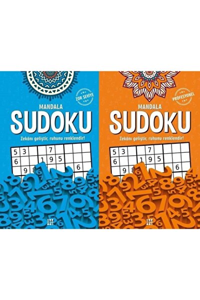 dokuzyayinlari Mandala Sudoku Zor Seviye / Profesyonel 2 Kitap Set