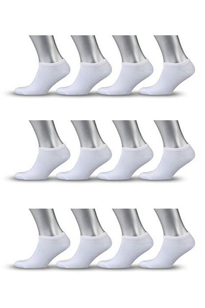 socksbox Συσκευασία με 12 γυναικείες λευκές κάλτσες