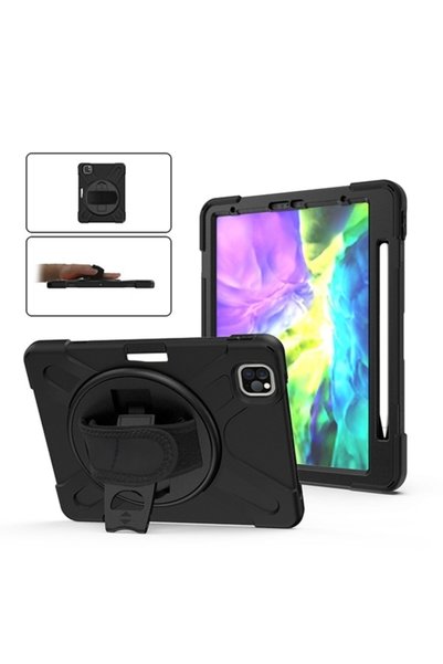 Ally Mobile Ipad Pro 11 (2021-2020-2018) Kılıf Shockproof 3 Katmanlı Standlı ...
