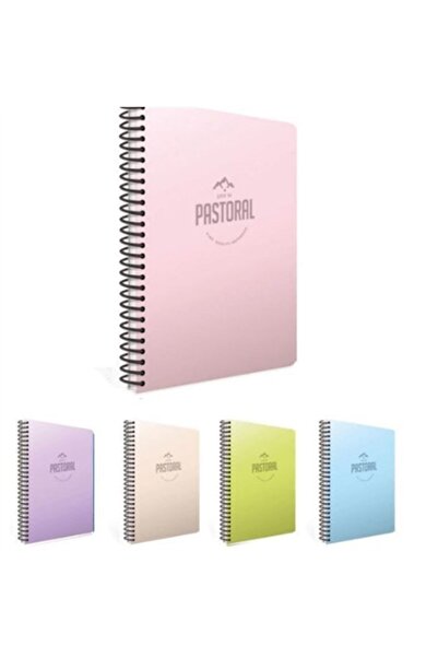 Gıpta Pastoral A5 Telli Defter Pp Kapak Kareli 72 Yaprak