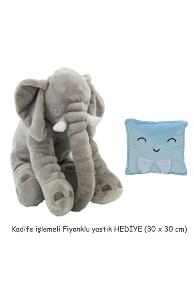 Sole Jumbo Elephant 65cm Toy Elefant - Sleeping Friend Gift (Grey)