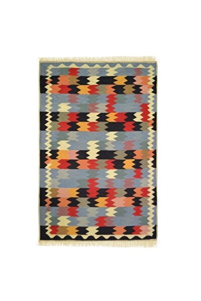 Voho Tekstil Çift Taraflı Kilim Yolluk - Multicolor Renkli Model