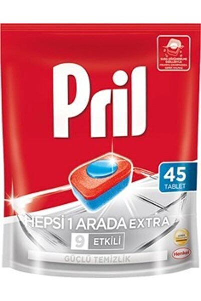 Pril Hepsi Bir Arada Extra 9 Etkili 45li Tablet