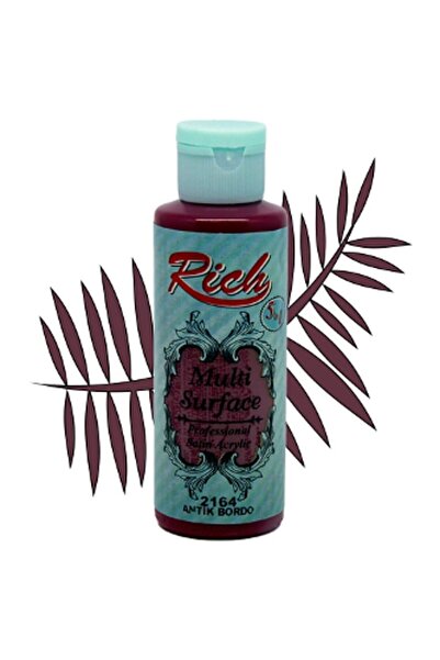 Rich Multi Surface Her Yüzey Için Akrilik Boya 130 Cc. 2164 Antik Bordo