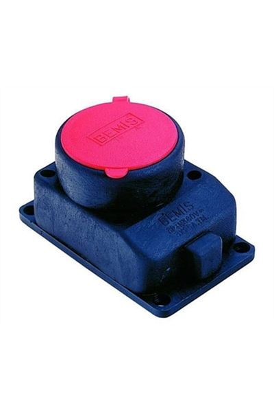 Bemis مقبس مطاطي IP44 25a حائط 3p+e