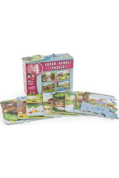 Diytoy Farm Super Colorful Puzzle (4 Pcs Puzzle) Opportunity Puzzle