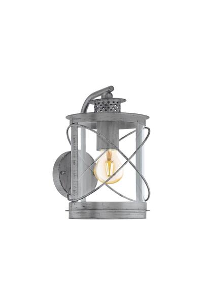 Eglo Hilburn 1 Silver Antique Outdoor Sconce
