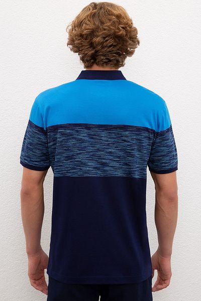 U.S. Polo Assn. Μπλε ανδρικό μπλουζάκι