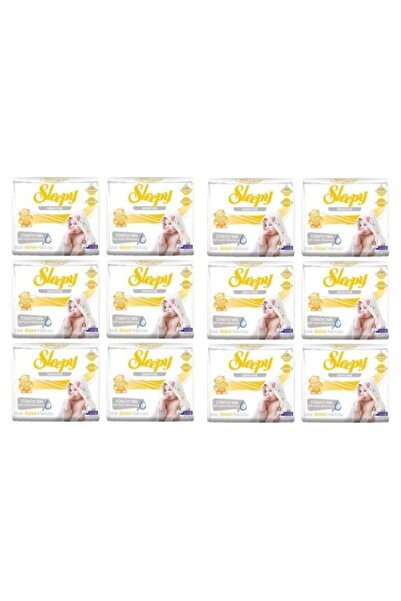 Sleepy Sensitive Wet Towel 12 Pieces 3X50 Sheets (1800 Sheets)