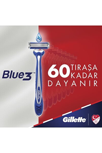 Gillette Milli Takım Özel Seri Blu3 6 Adet Tıraş Köpüğü 200 ml
