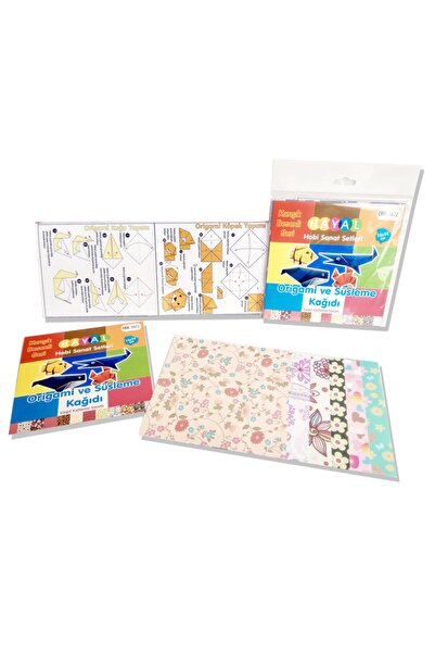 HAYAL Origami Karışık Desenli Kağıt Yapım Seti