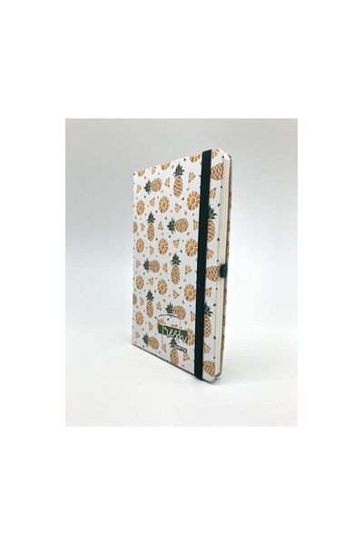 Gıpta 4316 Caiet proaspăt Copertă rigidă 120 coli cu rigle 13 X 21 cm alb-galben