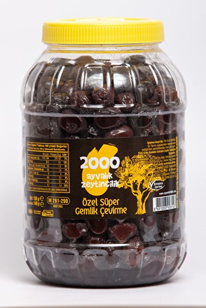 2000 AYVALIK ZEYTİNCİLİK Özel Süper Gemlik Çevirme 1440 Gr (m-261-290 Kg/ad)