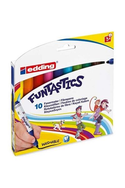Edding Funtastics Felt Tip Pen Thick Set of 10