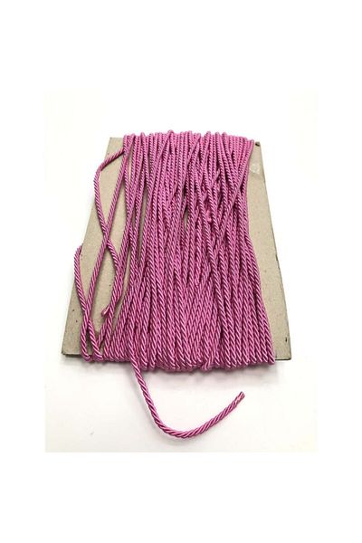 Hobigram Pink Cord Rope 3 Mm 1 Mt-khc-1075 – Διακοσμητική κορδέλα, Κομψό Σχέδιο, Γυναικείο Αξεσουάρ – Διακοσμητική Κορδέλα