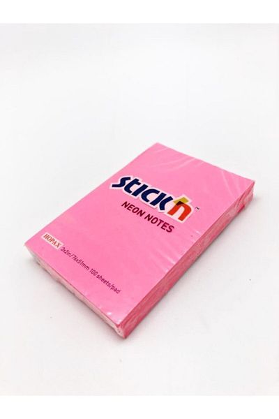 Gıpta Hârtie de notițe Stick'n Neon 76x51mm roz