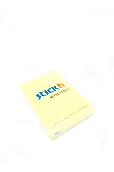 Gıpta Stick'n Neon Note Paper 76x51mm Yellow